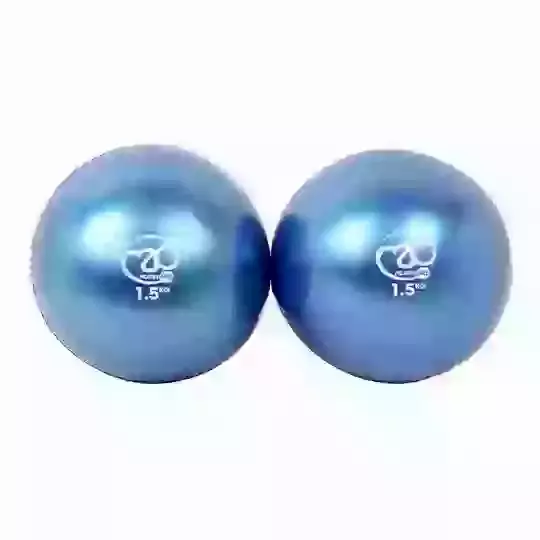 Fitness-Mad Soft Pilates Weights, 2 x 1.5Kg